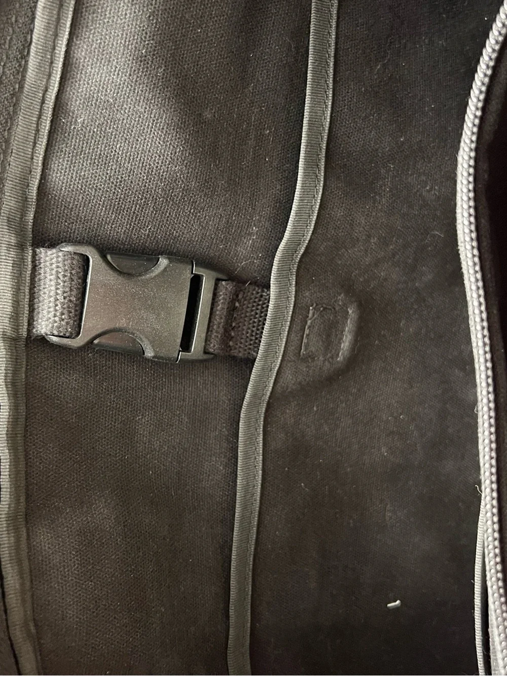 Jack Spade Black Waxed Cotton Briefcase